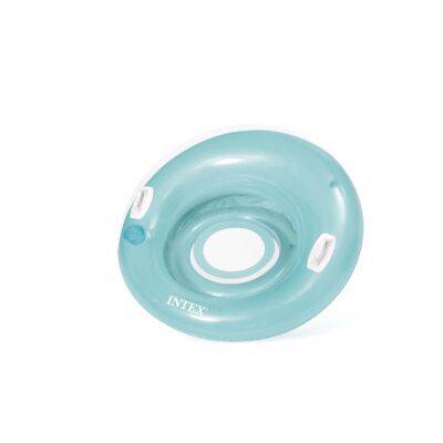Intex 58883EU - Poltrona Gonfiabile Mare Lounge Assortiti, Vinile, Multicolore, 119 cm