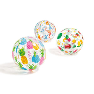 Intex 59040NP - Pallone Gonfiabile Fantasia  Assortiti, Vinile, Multicolore, 51 cm