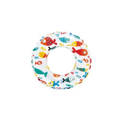 Intex 59230NP - Salvagente Gonfiabile Mare Fantasia  Assortiti, Vinile, Multicolore, 51 cm