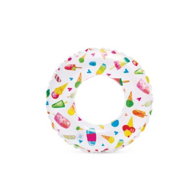 Intex 59241NP - Salvagente Gonfiabile Mare Fantasia Assortiti, Vinile, Multicolore, 61 cm