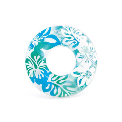 Intex 59251NP - Salvagente Gonfiabile Mare Fantasia Palme Assortiti, Vinile, Multicolore, 91 cm