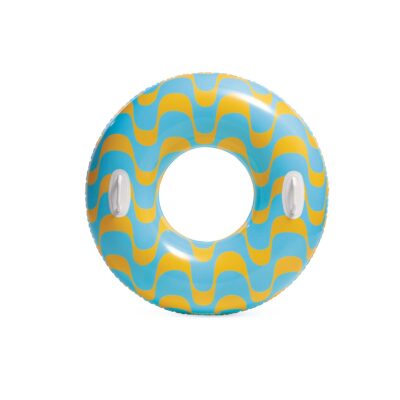 Intex 59256NP - Salvagente Gonfiabile Mare Fantasia con Manici Assortiti, Vinile, Multicolore,91 cm