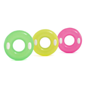 Intex 59258NP - Salvagente Gonfiabile Mare con Manici Assortiti, Vinile, Multicolore, 76 cm