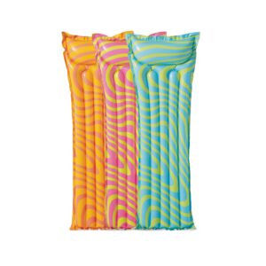 Intex 59711EU - Materassino Mare Gonfiabile Onde Razzle Dazzle Assortiti, Vinile, Multicolore, 183x69 cm