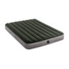Intex 64108 - Materasso Gonfiabile Prestige Downy Piazza e Mezza, PVC, Verde Scuro, 137x191x25 cm