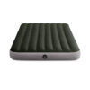 Intex 64108 - Materasso Gonfiabile Prestige Downy Piazza e Mezza, PVC, Verde Scuro, 137x191x25 cm