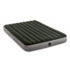 Intex 64109 - Materasso Gonfiabile Dura-Beam Prestige Downy Matrimoniale, PVC, Verde Scuro, 152x203x25 cm