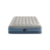 Intex 64118ND - Materasso Gonfiabile Dura-Beam Pillow Rest Mid-Rise Matrimoniale, con Pompa Elettrica Incorporata, PVC, Grigio, 152x203x30 cm