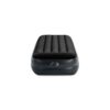 Intex 64122ND - Materasso Gonfiabile Dura-Beam Pillow Rest Raised Singolo, con Pompa Elettrica Incorporata, PVC, Nero, 99x191x42 cm