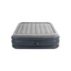 Intex 64136ND - Materasso Gonfiabile Dura-Beam Pillow Rest Deluxe Matrimoniale, Bicolore, con Pompa Elettrica Incorporata, PVC, Grigio, 152x203x42 cm