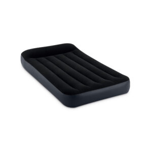 Intex 64141 - Materasso Gonfiabile Dura-Beam Pillow Rest Classic Singolo, PVC, Nero, 99x191x25 cm