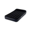 Intex 64141 - Materasso Gonfiabile Dura-Beam Pillow Rest Classic Singolo, PVC, Nero, 99x191x25 cm