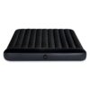 Intex 64144 - Materasso Gonfiabile Dura-Beam Pillow Rest Classic Matrimoniale King, PVC, Nero, 183x203x25 cm