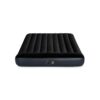 Intex 64150ND - Materasso Gonfiabile Dura-Beam Pillow Rest Matrimoniale con Pompa Elettrica Incorporata, PVC, Nero, 152x203x25 cm