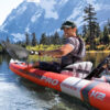 Intex 68309NP - Canoa Gonfiabile Excursion Pro K2, 2 posti, con Accessori, PVC, Rosso, 384x94x46 cm