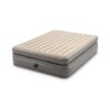 Intex 64164ND - Materasso Gonfiabile Dura-Beam Prime Comfort Matrimoniale, con Pompa Elettrica Incorporata, PVC, Multicolore, 152x203x51 cm