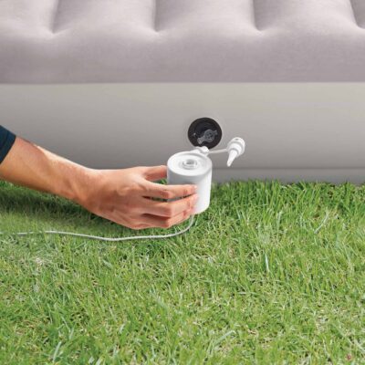 Intex 66616 - Pompa elettrica QuickFill USB150 per Gonfiaggio e Sgonfiaggio, Portatile, Plastica, Bianco