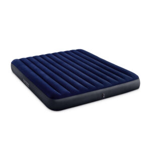 Intex 64755 - Materasso Gonfiabile Dura-Beam Classic Downy Matrimoniale, PVC, Blu, 183x203x25 cm
