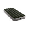 Intex 64760 - Materasso Gonfiabile Dura-Beam Downy Singolo con Pompa a Pedale, PVC, Verde, 76x191x25 cm