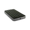 Intex 64107 - Materasso Gonfiabile Dura-Beam Prestige Downy Singolo, PVC, Verde Scuro, 99x191x25 cm