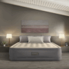 Intex 64926ND - Materasso Gonfiabile Dura-Beam PremAire II Matrimoniale, con Pompa Elettrica e USB, PVC, Multicolore, 152x203x46 cm
