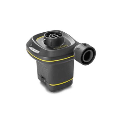 Intex 66634 - Pompa Elettrica Portatile QuickFill per Gonfiaggio e Sgonfiaggio, Plastica, Grigio