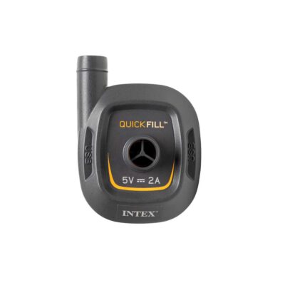 Intex 66635 - Pompa Elettrica USB QuickFill Mini, Plastica, Grigio