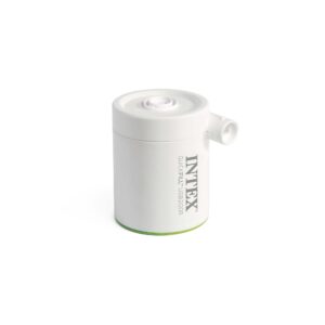 Intex 66637 - Pompa elettrica ricaricabile QuickFill USB200R per Gonfiaggio e Sgonfiaggio, Portatile, Plastica, Bianco