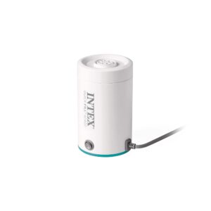 Intex 66646 - Pompa elettrica QuickFill AC400 per Gonfiaggio e Sgonfiaggio, Plastica, Bianco