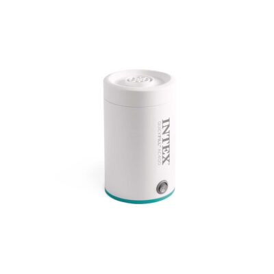 Intex 66646 - Pompa elettrica QuickFill AC400 per Gonfiaggio e Sgonfiaggio, Plastica, Bianco