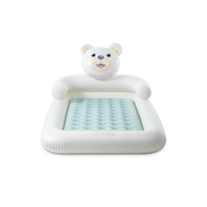 Intex 66814NP - Materasso Gonfiabile Lettino Bear Kidz, Casa e Viaggio, PVC, Multicolore, 114x178x71 cm