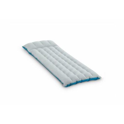 Intex 67997 - Materasso Gonfiabile Camping Singolo, Laminato, Grigio e Azzurro, 67x184x17 cm