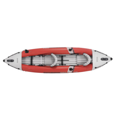 Intex 68309NP - Canoa Gonfiabile Excursion Pro K2, 2 posti, con Accessori, PVC, Rosso, 384x94x46 cm