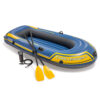 Intex 68367NP - Canotto Gonfiabile Challenger 2, 2 posti, con Accessori, PVC, Blu, 236x114x41 cm