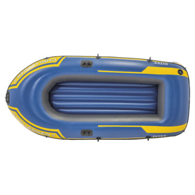 Intex 68367NP - Canotto Gonfiabile Challenger 2, 2 posti, con Accessori, PVC, Blu, 236x114x41 cm