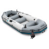 Intex 68376NP - Canotto Gonfiabile Mariner 4, 4 posti, con Accessori, PVC, Grigio, 328x145x48 cm