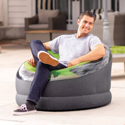 Intex 68582NP - Poltrona Gonfiabile Empire Assortiti, 112x109x69 cm