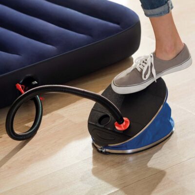 Intex 68610 - Pompa a Pedale Grande, Plastica, Nero, 30 cm