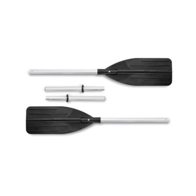 Intex 68370NP - Canotto Gonfiabile Challenger 3, 3 posti, con Accessori, PVC, Blu, 295x137x43 cm