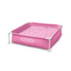 Intex 57172NP - Piscina Mini Frame Rosa, Acciaio e PVC, Rosa, 122x122x30 cm