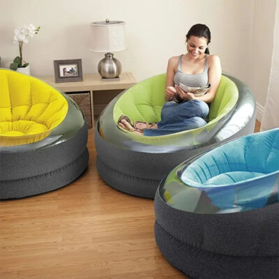 Intex 68582NP - Poltrona Gonfiabile Empire Assortiti, 112x109x69 cm